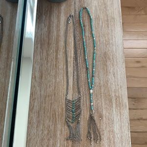 Lucky Brand Bohemian Turquoise Necklace Set